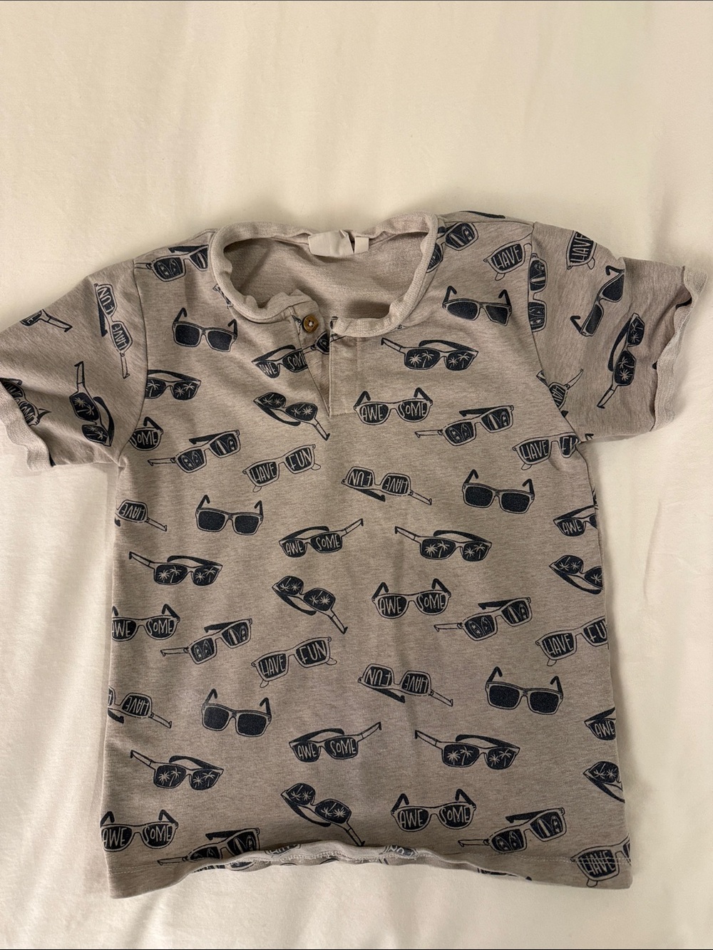 AMAZING LIMITED EDITION MINYMO HENLEY TEE SHIRT SIZE 6